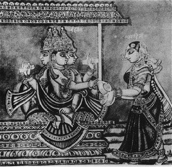 Lord_Brahma_and_Adhiti_-_19th_Century_Illustration aditi.jpg